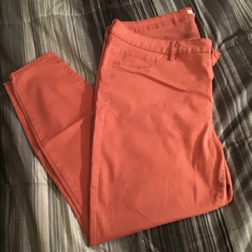 Straight leg skinny jeans